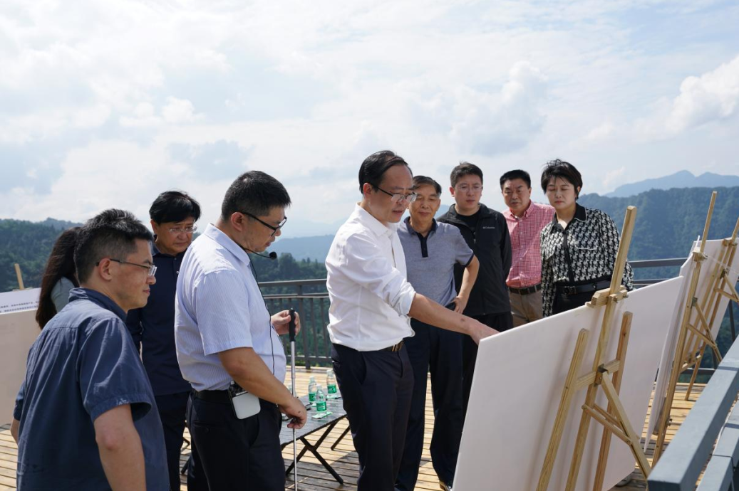 省人生就是博集团外部董事调研峨眉山太阳谷文旅康养项目